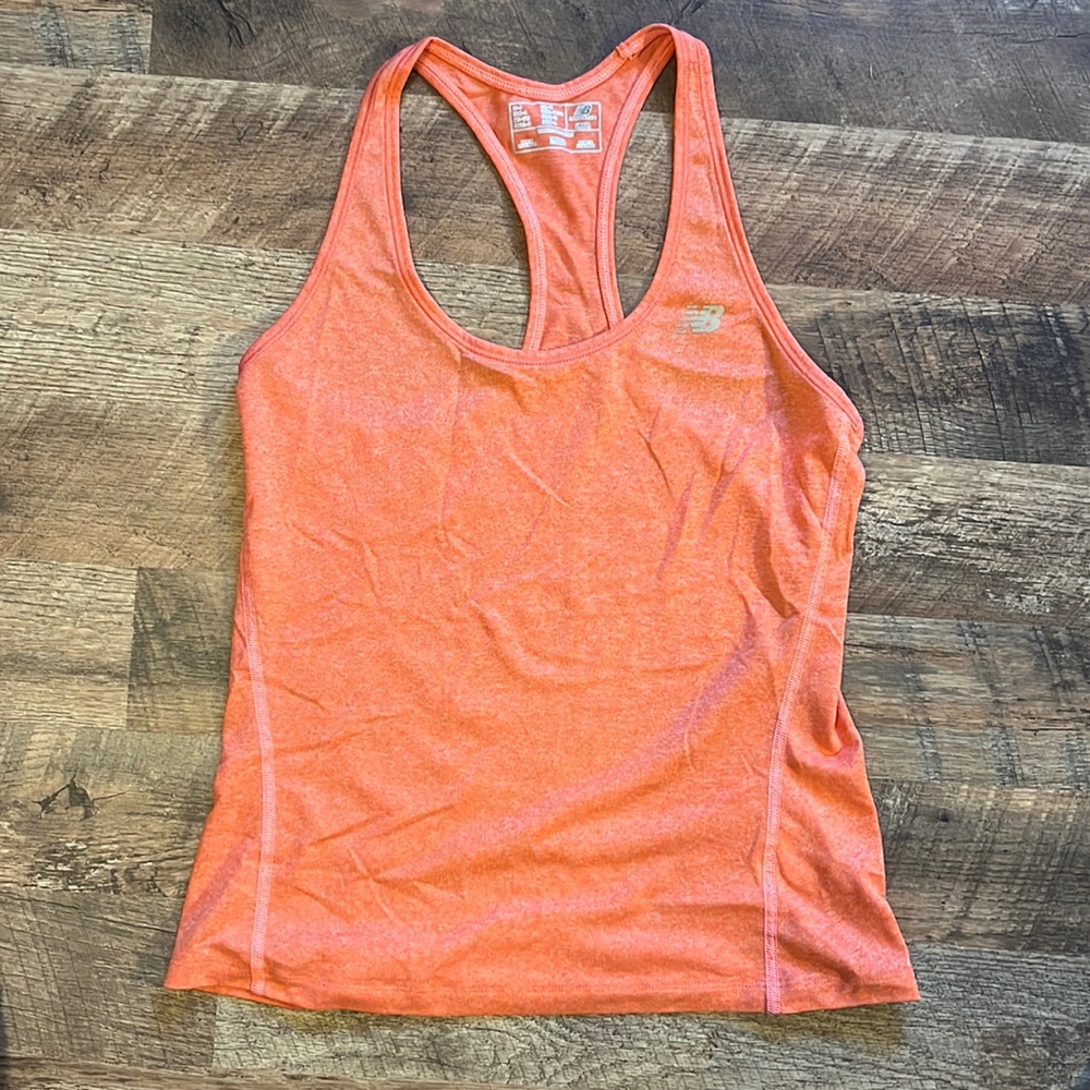 Coral New Balance running tank too